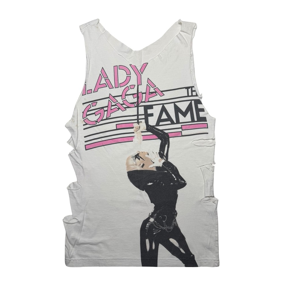 Lady Gaga Fame chopped shirt